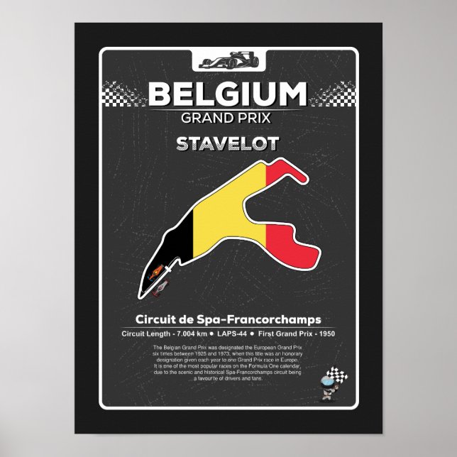 Belgian GP Poster (Front)