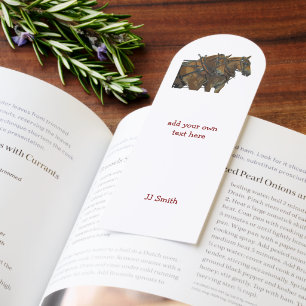 Belgian Horse Draft Team Bookmark