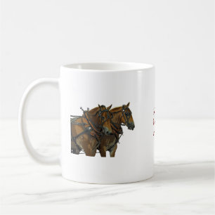 Belgian Horse Draft Team Coffee Mug