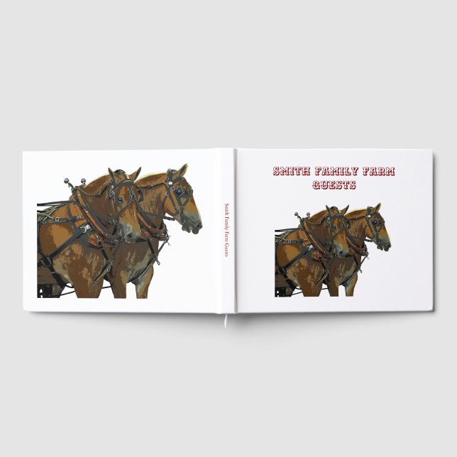 Belgian Horse Draft Team Guest Book (Full)