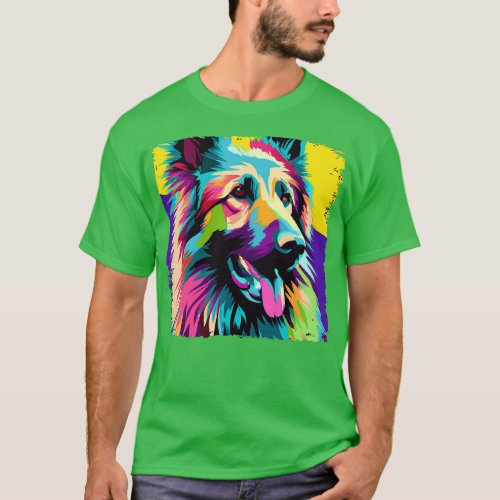 Belgian Malinoi Art Dog Lover Gifts 4 T_Shirt