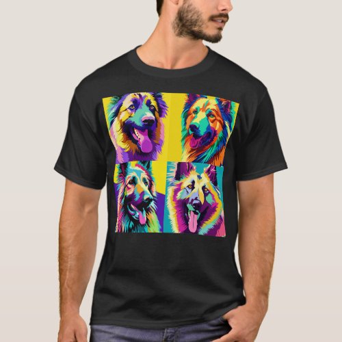 Belgian Malinoi Art Dog Lover Gifts T_Shirt