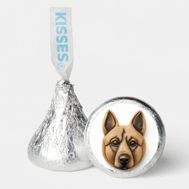 Belgian Malinoi Dog 3D Inspired Hershey®'s Kisses® (Front)