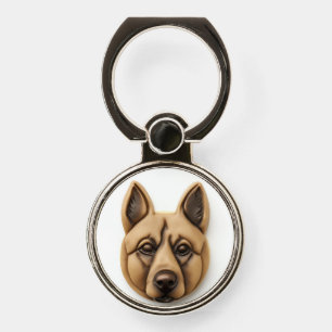 Belgian Malinoi Dog 3D Inspired Phone Ring Stand
