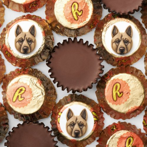 Belgian Malinoi Dog 3D Inspired Reeses Peanut Butter Cups