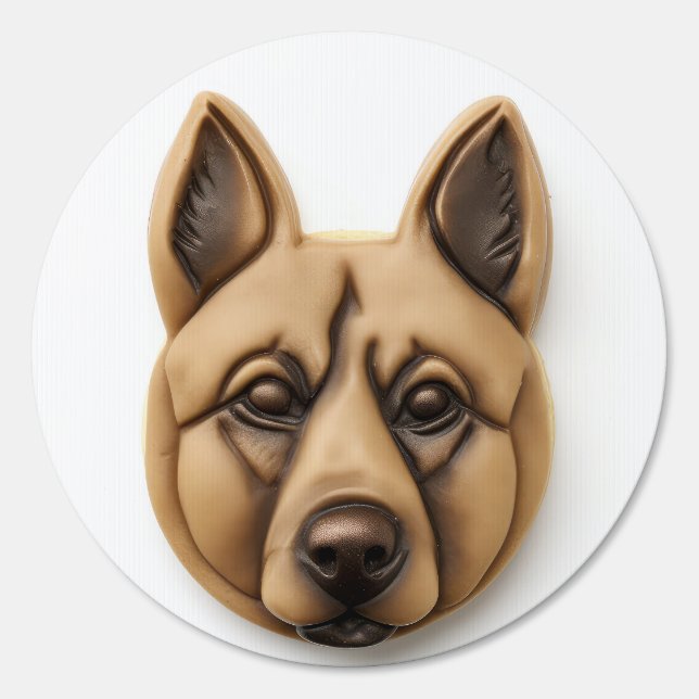 Belgian Malinoi Dog 3D Inspired Sign (Front)