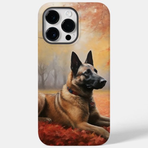 Belgian Malinoi in Autumn Leaves Fall Inspire  Case_Mate iPhone 14 Pro Max Case