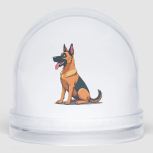 Belgian Malinois (6) Snow Globe