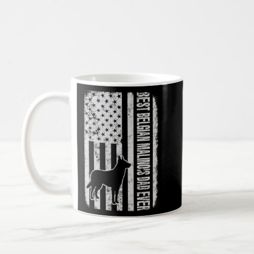 Belgian Malinois American Flag   Dog  Coffee Mug