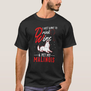 Belgian Malinois And Wine Dutch Shepherd Dog Malin T-Shirt