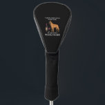 Belgian Malinois and wine Funny dog  Golf Head Cover<br><div class="desc">Belgian Malinois and wine Funny dog</div>