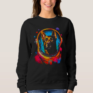 Belgian Malinois  Astronaut Dog Sweatshirt
