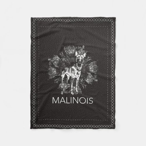 Belgian Malinois _ Belgian shepherd _Mechelaar Fleece Blanket