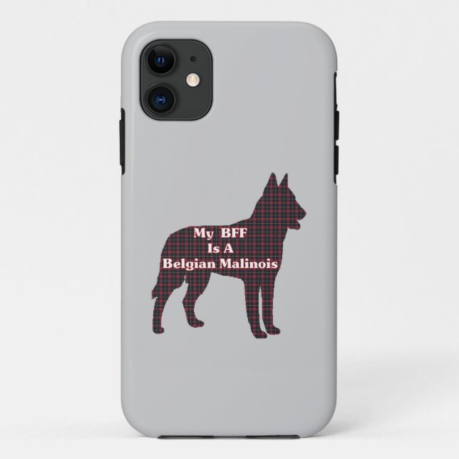 Belgian Malinois BFF Case-Mate iPhone Case (Back)
