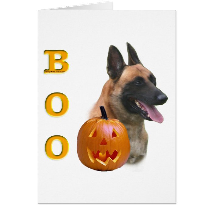 Belgian Malinois Boo Card