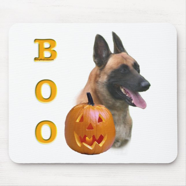 Belgian Malinois Boo Mouse Pad (Front)