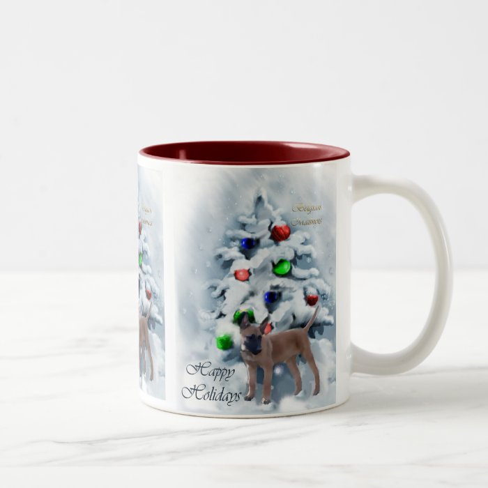 Belgian Malinois Christmas Gifts Mugs