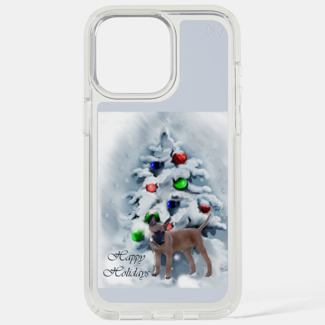 Belgian Malinois Christmas Holidays Speck iPhone Case (Front)