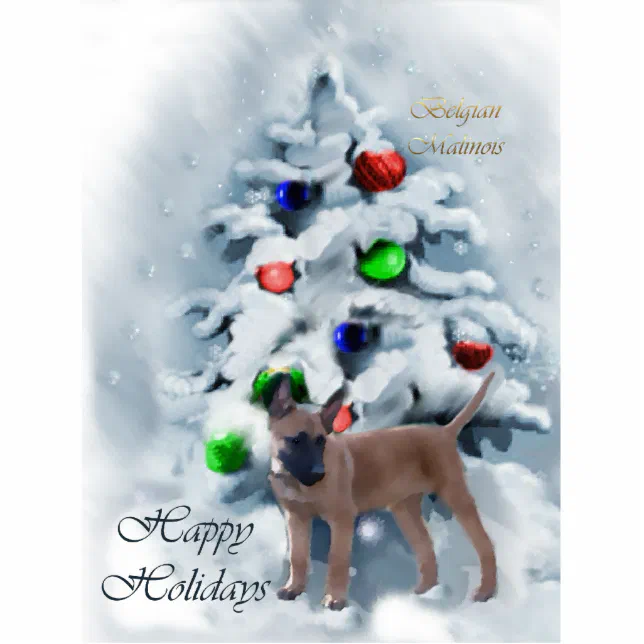 Belgian Malinois Christmas Ornament Zazzle