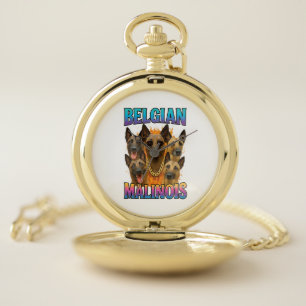 Belgian Malinois Copy Pocket Watch