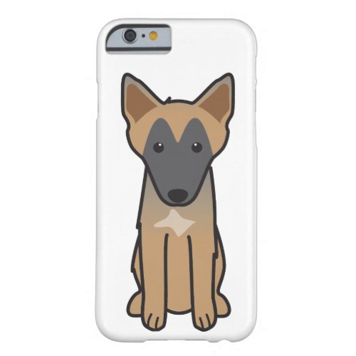 Belgian Malinois Dog Cartoon Barely There iPhone 6 Case