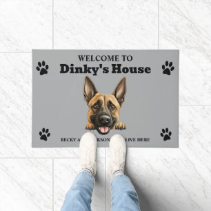 Belgian Malinois Dog Doormat