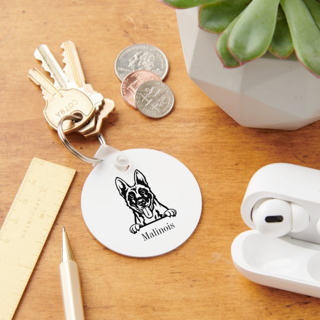 Belgian Malinois dog  Keychain (Desk)