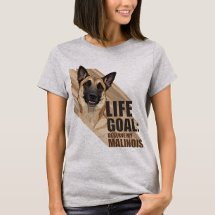 Belgian Malinois Dog Lover Design T-Shirt