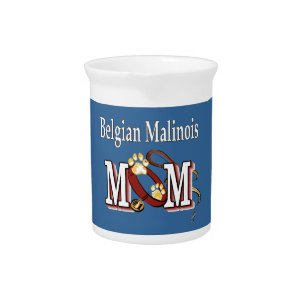 Belgian Malinois Dog MOM Drink Pitcher