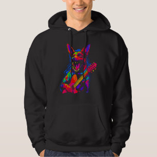 Belgian Malinois Dog Music Hoodie