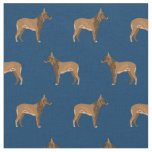 Belgian Malinois dog navy Fabric