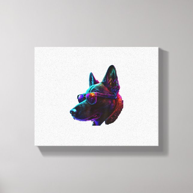 Belgian Malinois Dogs Belgian Malinoiss  Canvas Print (Front)