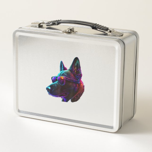 Belgian Malinois Dogs Belgian Malinoiss  Metal Lunch Box (Front)