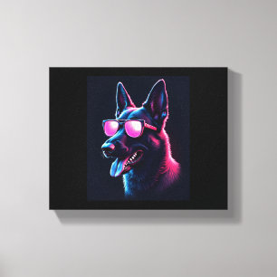 Belgian Malinois Dogs Belgian Malinoiss T-Shirt Canvas Print