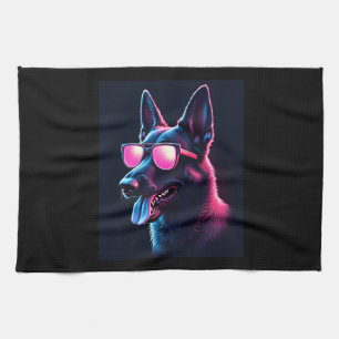 Belgian Malinois Dogs Belgian Malinoiss T-Shirt Kitchen Towel