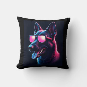 Belgian Malinois Dogs Belgian Malinoiss T-Shirt Throw Pillow