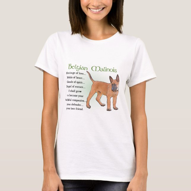 Belgian Malinois Gifts T-Shirt (Front)