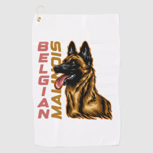 Belgian Malinois Golf Towel