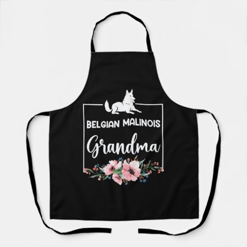 BELGIAN MALINOIS GRANDMA Belgian Shepherd Dog Apron