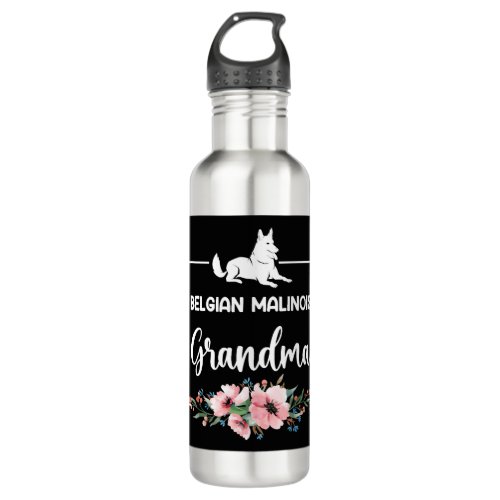 BELGIAN MALINOIS GRANDMA Belgian Shepherd Dog Stainless Steel Water Bottle