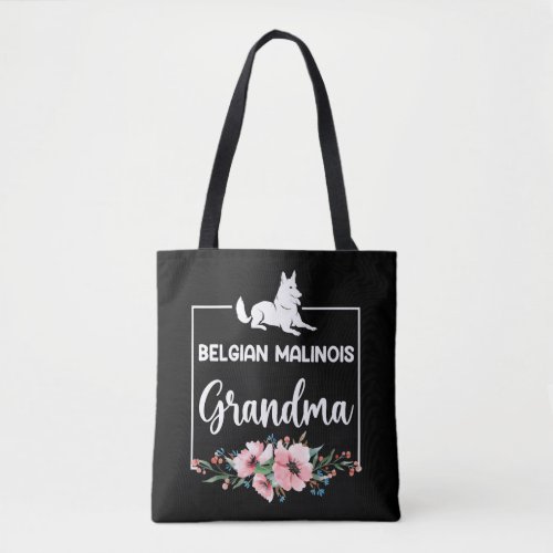 BELGIAN MALINOIS GRANDMA Belgian Shepherd Dog Tote Bag