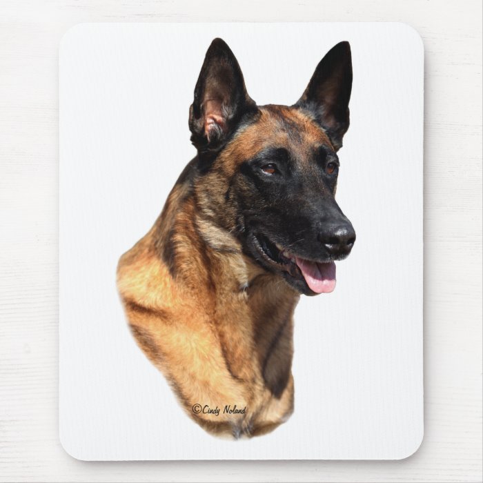 Belgian Malinois head mousepad