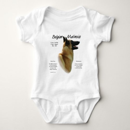 Belgian Malinois History All about Malinois Baby Bodysuit