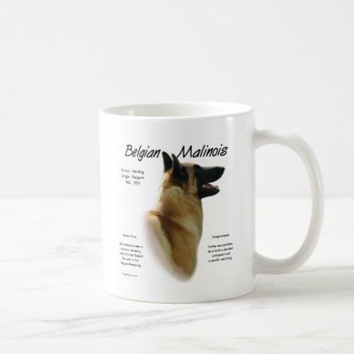 Belgian Malinois History All about Malinois Coffee Mug