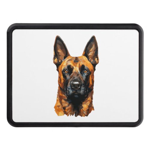 Belgian Malinois in Polygon Style Classic T_Shirt Hitch Cover