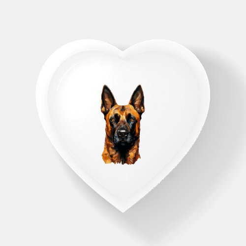 Belgian Malinois in Polygon Style Classic T_Shirt Paperweight