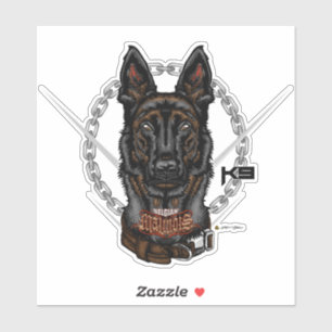 Belgian Malinois K9 Force - ELIT3 Sticker