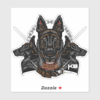 Belgian Malinois K9 Force - ELIT3 Sticker