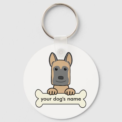 Belgian Malinois Keychain