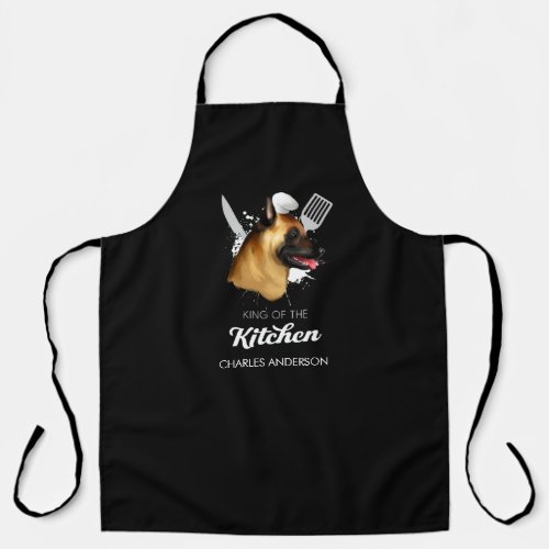 Belgian Malinois King of the Kitchen Cooking Dog Apron